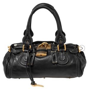 Authentic Chloe Paddington Leather Satchel Shoulder Bag